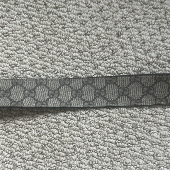 Gucci Silver Monogram Belt - Picture 3 of 9